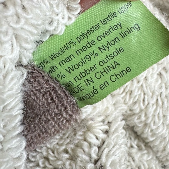 SmartWool Slippers Boot Over Easy Fritter Free Wool Colorful Stripe Womens 9 - Picture 13 of 15